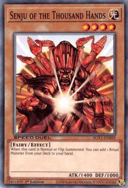 Senju of the Thousand Hands [SGX1-ENE02] Common - for just $0.15! 