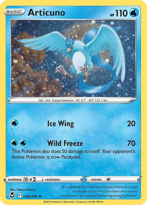 Articuno (036/195) (Cosmos Holo) [Sword & Shield: Base Set] - for just $0.70! 