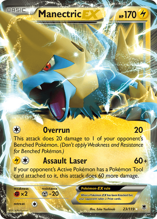 Manectric EX (23/119) [XY: Phantom Forces] - for just $1! 