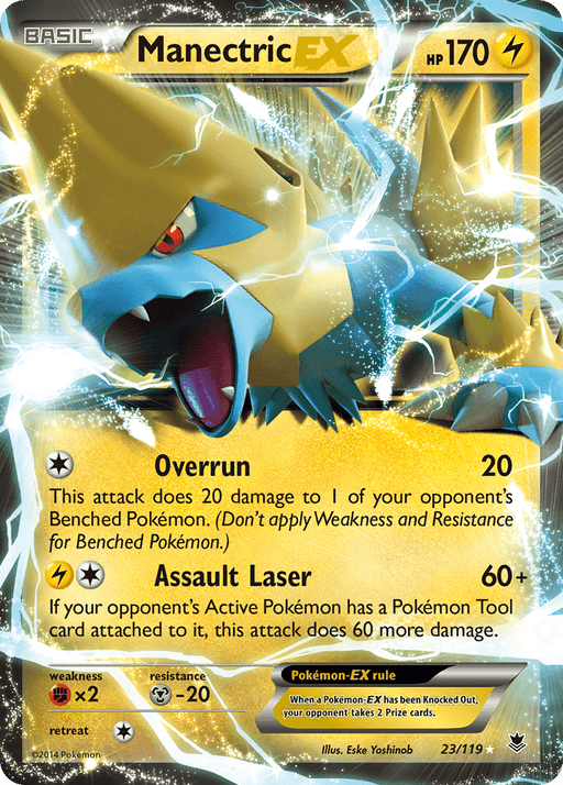 Manectric EX (23/119) [XY: Phantom Forces] - for just $1! 