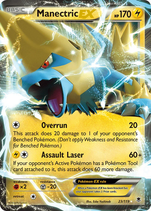 Manectric EX (23/119) [XY: Phantom Forces] - for just $1.05! 