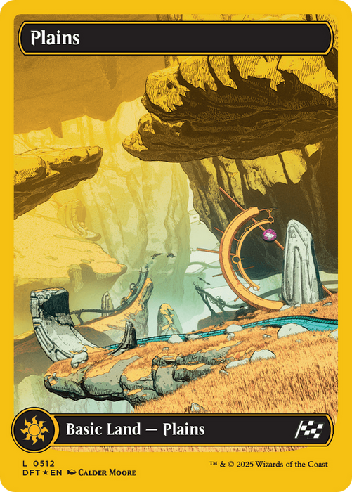 Plains (DFT-512) - Aetherdrift: (Full Art) Foil - for just $1.56! 