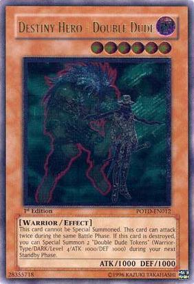 Destiny Hero - Double Dude [POTD-EN012] Ultimate Rare - for just $6! 