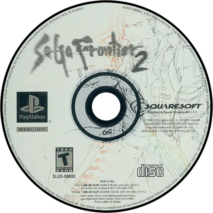 Saga Frontier 2 – PlayStation 1 (PS1) - for just $0! 