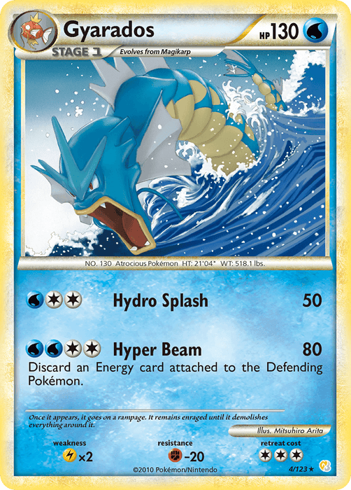 Gyarados (4/123) [HeartGold & SoulSilver: Base Set] - for just $6.45! 