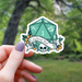 Critical Fail Skull D20 Dice Sticker - 3" - for just $3.50! 