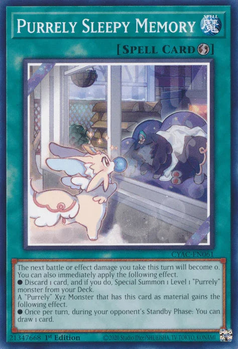 Purrely Sleepy Memory [CYAC-EN061] Common - for just $0.10! 