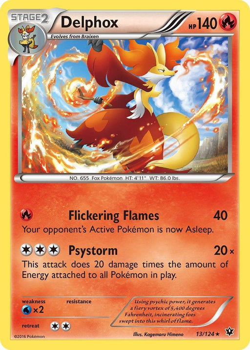 Delphox (13/124) (Theme Deck Exclusive) [XY: Fates Collide] - for just $0.25! 