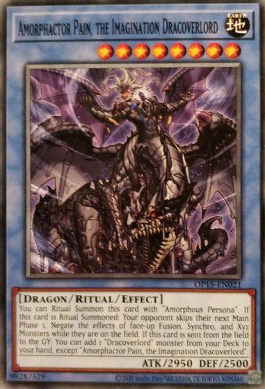 Amorphactor Pain, the Imagination Dracoverlord [OP15-EN021] Common - for just $0.10! 