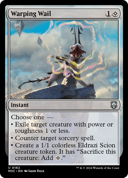 Warping Wail (M3C-162) - Modern Horizons 3 Commander - for just $0.12! 