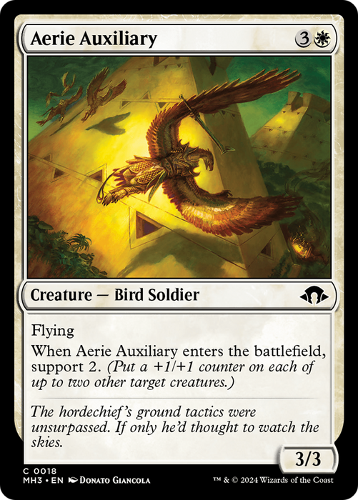 Aerie Auxiliary (MH3-018) - Modern Horizons 3 - for just $0.01! 