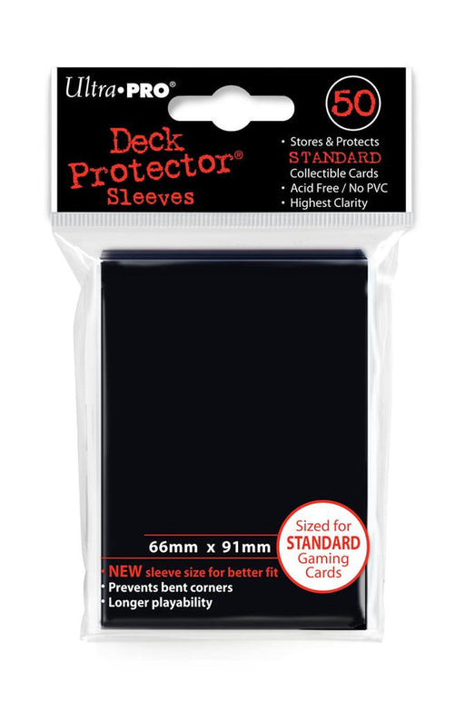 Ultra PRO: Standard 50ct Sleeves - PRO-Gloss (Black - Old Packaging) - Just $0! Shop now at Retro Gaming of Denver