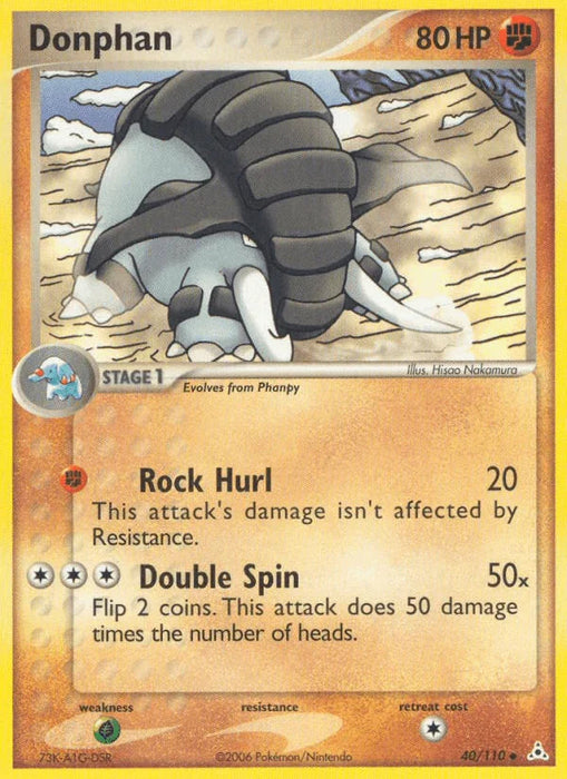 Donphan (40/110) [EX: Holon Phantoms] - for just $0.30! 