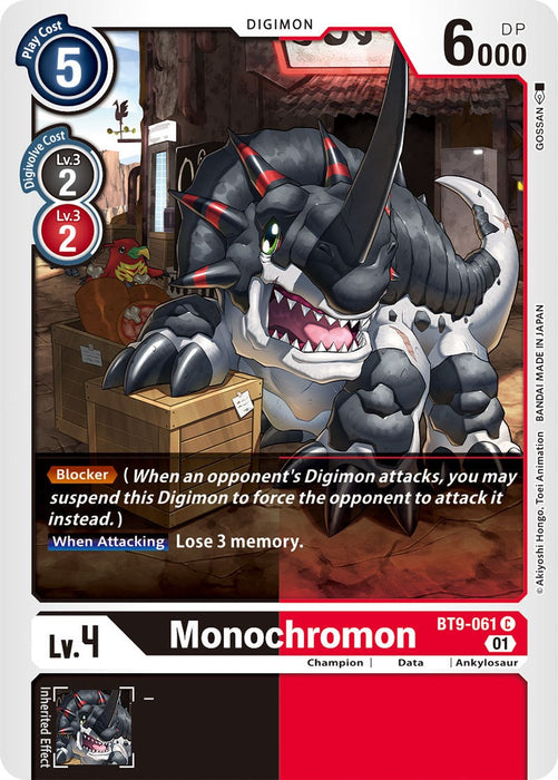 Monochromon [BT9-061] [X Record] - Just $0.09! Shop now at Retro Gaming of Denver