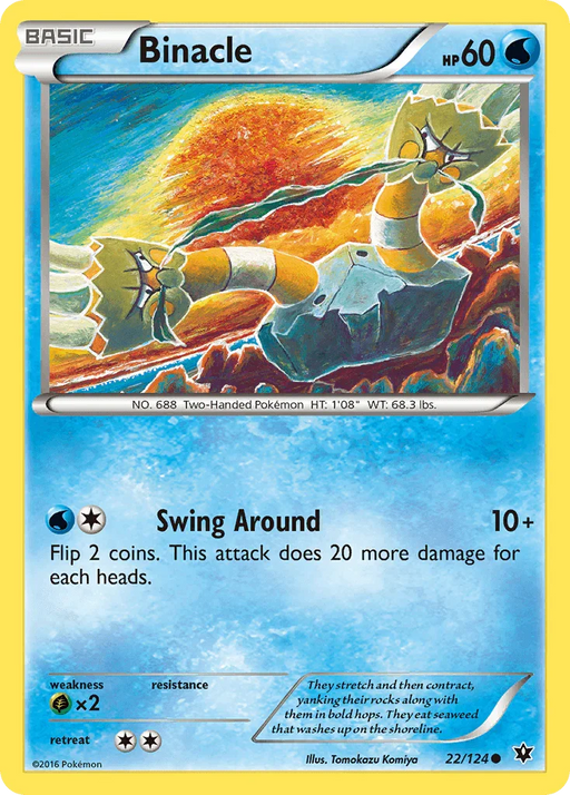 Binacle (22/124) [XY: Fates Collide] - for just $0.15! 