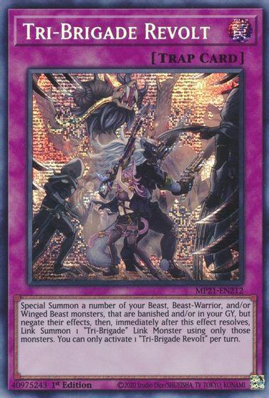 Tri-Brigade Revolt [MP21-EN212] Prismatic Secret Rare - for just $0.10! 