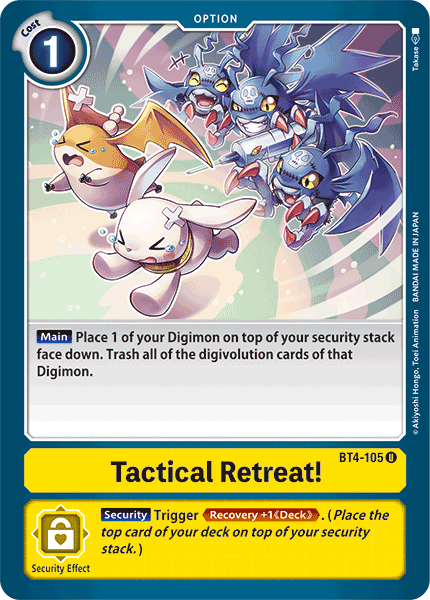 Tactical Retreat! [BT4-105] [Great Legend] - Just $0.09! Shop now at Retro Gaming of Denver