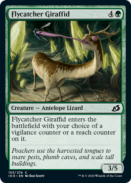 Flycatcher Giraffid (Ikoria: Lair of Behemoths) Near Mint - for just $0.15! 