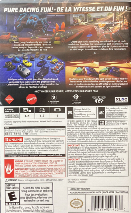 Hot Wheels: Unleashed – Nintendo Switch (NS) - for just $13.99! 