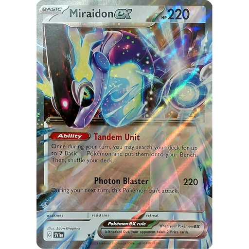 Miraidon ex (Jumbo Card) [Scarlet & Violet: Base Set] - Just $0.10! Shop now at Retro Gaming of Denver