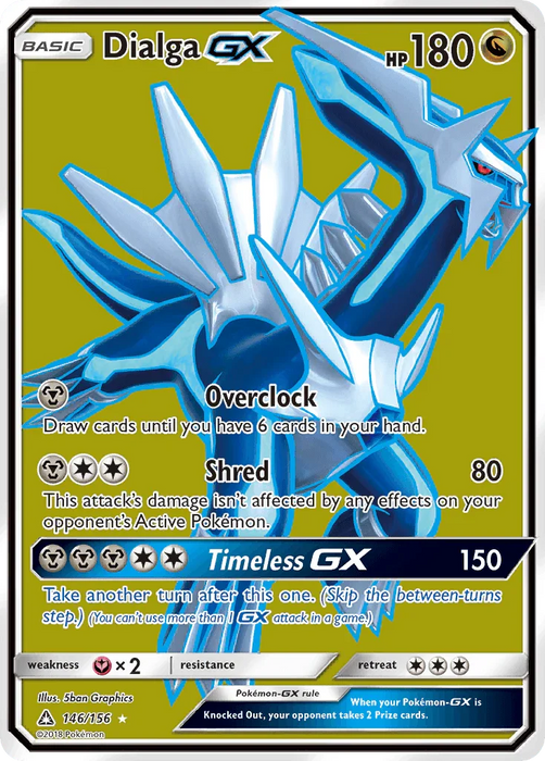 Dialga GX (146/156) [Sun & Moon: Ultra Prism] - for just $7.90! 