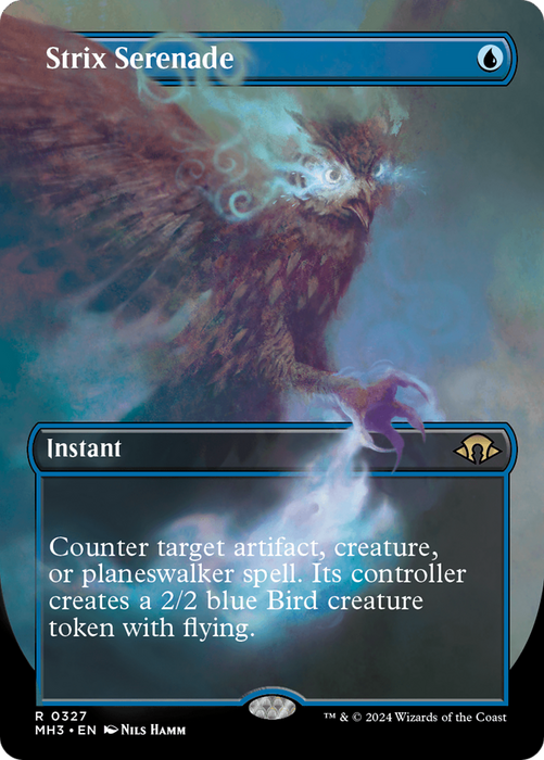 Strix Serenade (Borderless) (MH3-327) - Modern Horizons 3 (Borderless) - for just $1.35! 