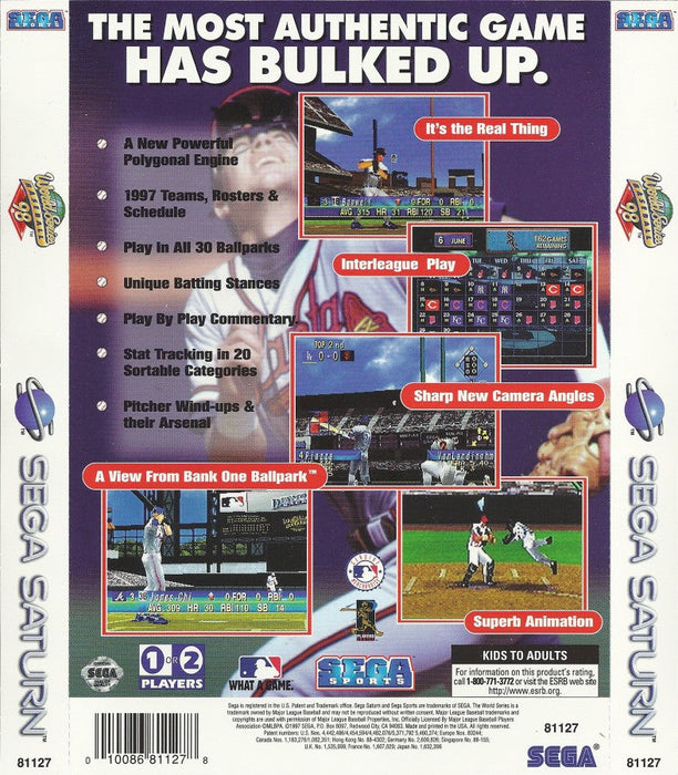 World Series Baseball 98 – Sega Saturn (SS) - for just $17.99! 