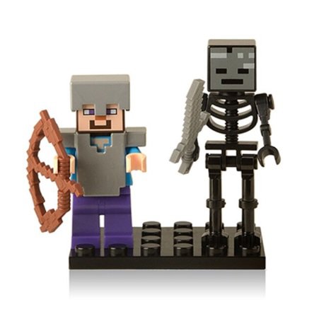 Iron Armored Steve with Skeleton - for just $5.65! 