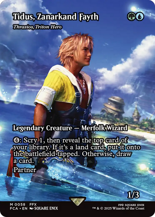 Thrasios, Triton Hero (FCA-058) - FINAL FANTASY: Through the Ages / Tidus, Zanarkand Fayth (Borderless) - for just $5.64! 
