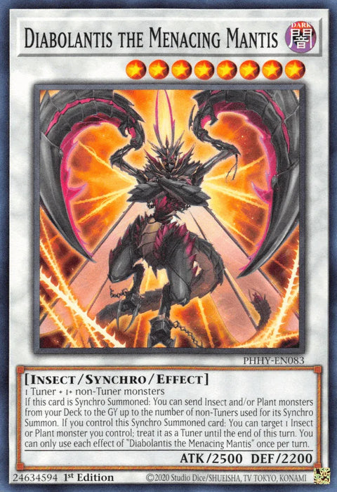 Diabolantis the Menacing Mantis [PHHY-EN083] Common - for just $0.10! 