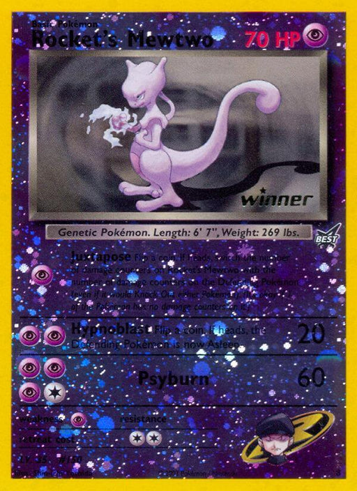 Rocket's Mewtwo (8) (Winner) [Best of Promos] - for just $580! 