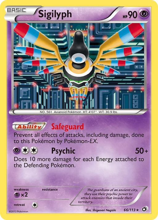 Sigilyph (66/113) [Black & White: Legendary Treasures] - for just $0.60! 