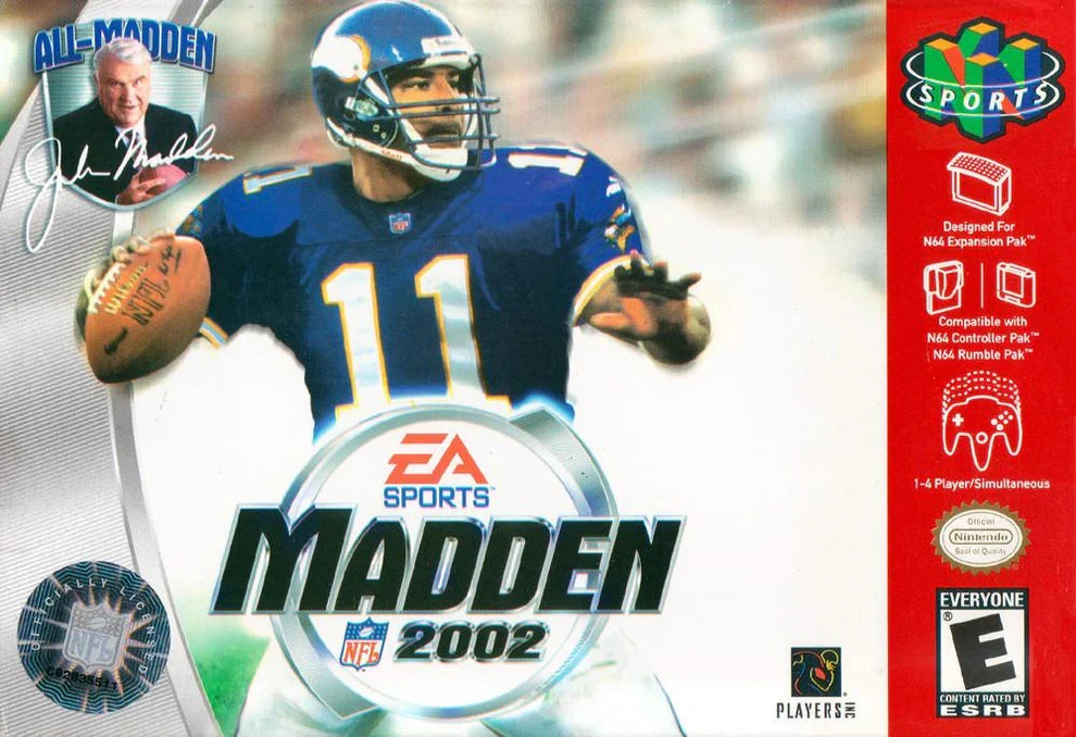 Madden NFL 2002 – Nintendo 64 (N64) - for just $9.99! 
