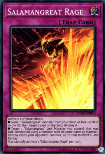 Salamangreat Rage [OP12-EN012] Super Rare - for just $0.25! 