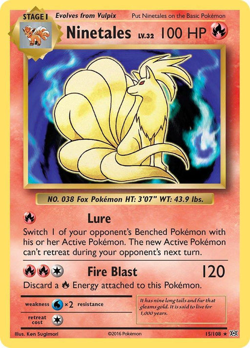 Ninetales (15/108) (Theme Deck Exclusive) [XY: Evolutions] - for just $9.05! 