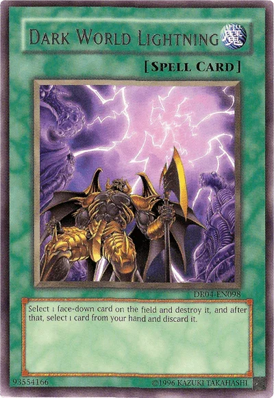 Dark World Lightning [DR04-EN098] Rare - for just $1.70! 
