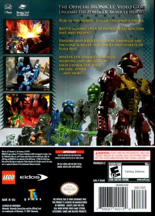 Bionicle Heroes – GameCube (GC) - for just $14.99! 