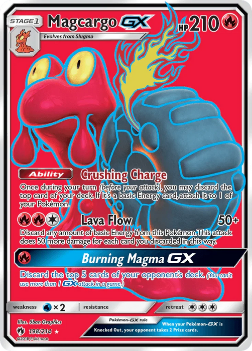 Magcargo GX (198/214) [Sun & Moon: Lost Thunder] - for just $2.70! 