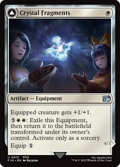 Crystal Fragments // Summon: Alexander (FIN-013) - FINAL FANTASY: (enchantment) Foil - for just $0.07! 