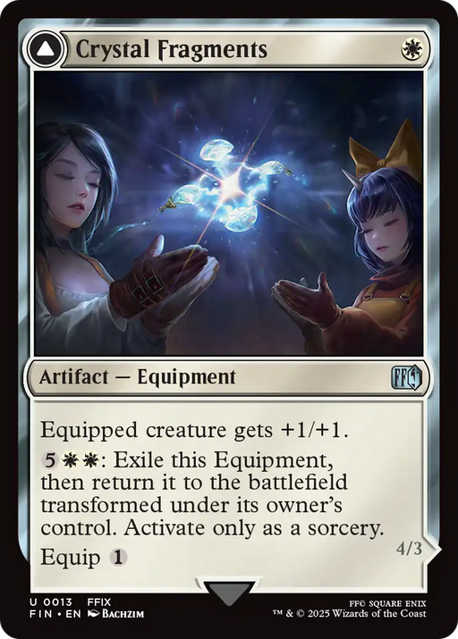 Crystal Fragments // Summon: Alexander (FIN-013) - FINAL FANTASY: (enchantment) - for just $0.07! 