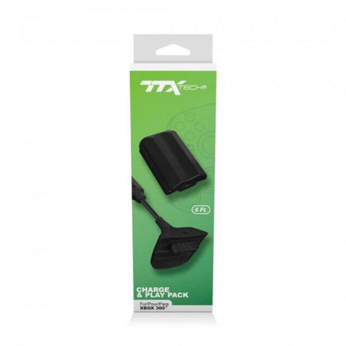 TTX Charge and Play Pack XBOX 360 – Xbox 360 Accessory (X360) - for just $14.99! 