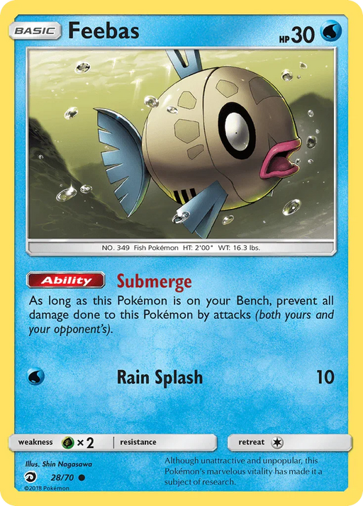 Feebas (28/70) [Sun & Moon: Dragon Majesty] - for just $0.20! 
