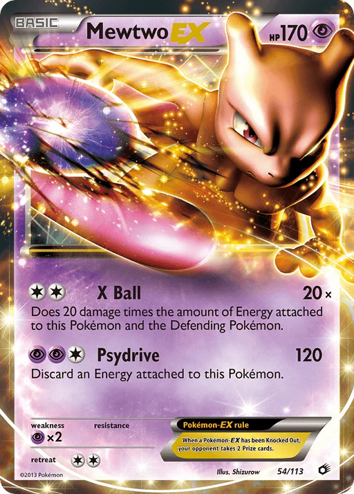 Mewtwo EX (54/113) [Black & White: Legendary Treasures] - for just $6.70! 