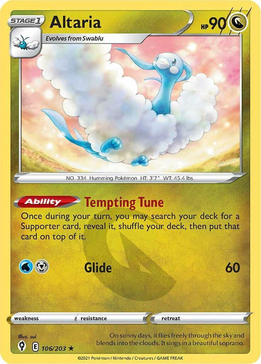 Altaria (106/203) [Sword & Shield: Evolving Skies] - for just $0.10! 
