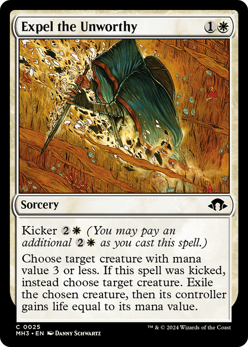 Expel the Unworthy (MH3-025) - Modern Horizons 3 - for just $0.01! 