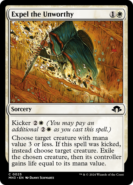 Expel the Unworthy (MH3-025) - Modern Horizons 3 - for just $0.01! 