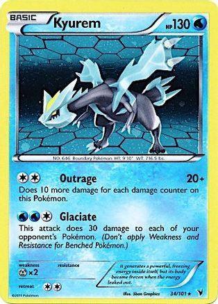 Kyurem (34/101) (Cosmos Holo) [Black & White: Noble Victories] - for just $2! 