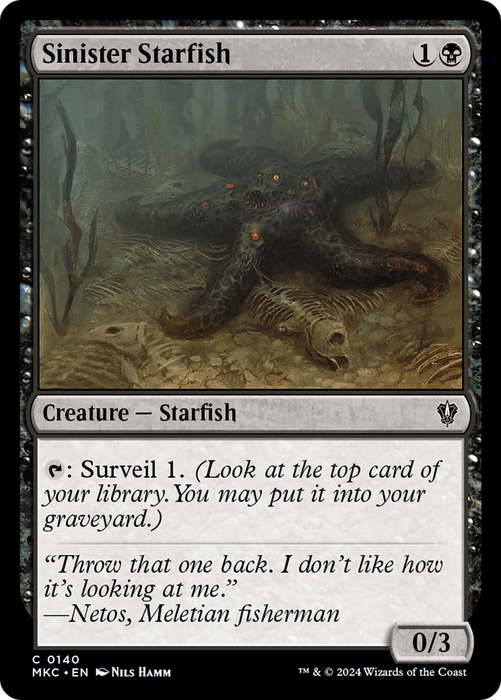 Sinister Starfish (MKC-140) - Murders at Karlov Manor Commander - for just $0.07! 
