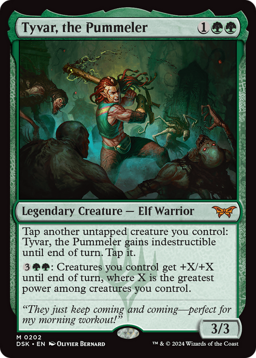 Tyvar, the Pummeler (DSK-202) - Duskmourn: House of Horror Foil - for just $1.48! 
