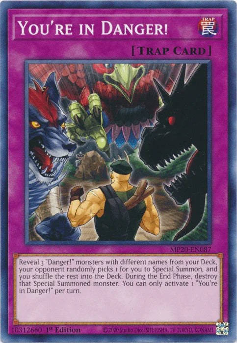You're in Danger! [MP20-EN087] Common - for just $0.10! 